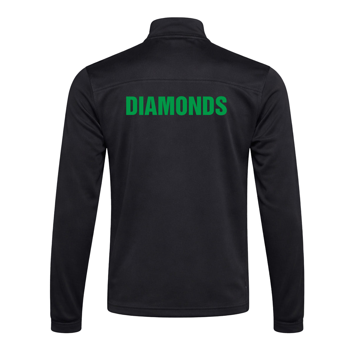Junior Quarter Zip Training Top: Black
