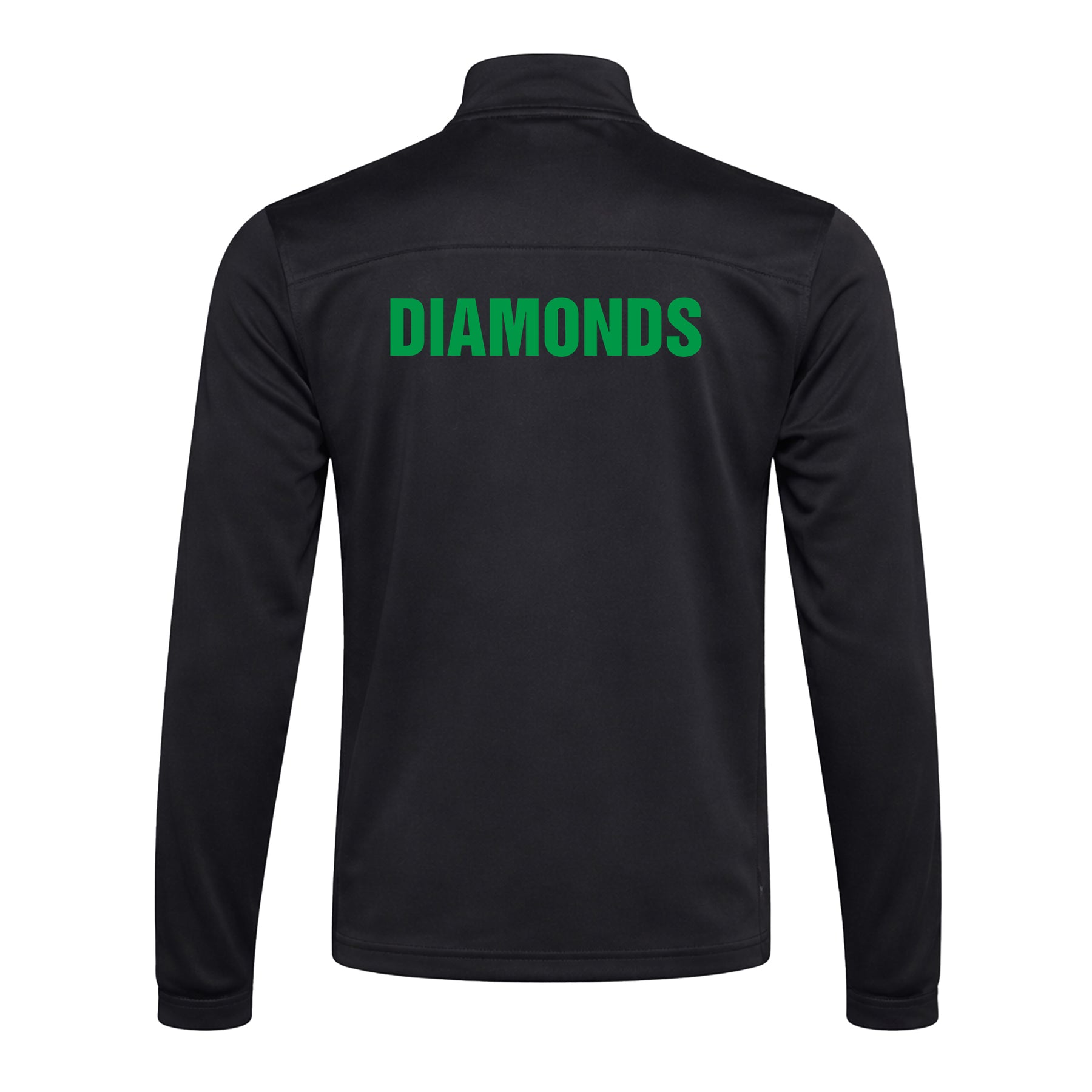 Junior Quarter Zip Training Top: Black