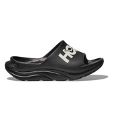 Hoka Ora Athletic Slides: Black/White