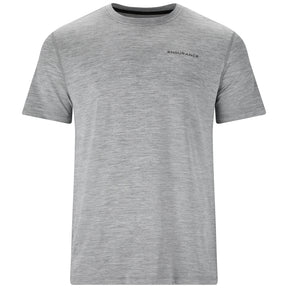 Endurance Mens Abdon S/S T Shirt: Light Grey Melange
