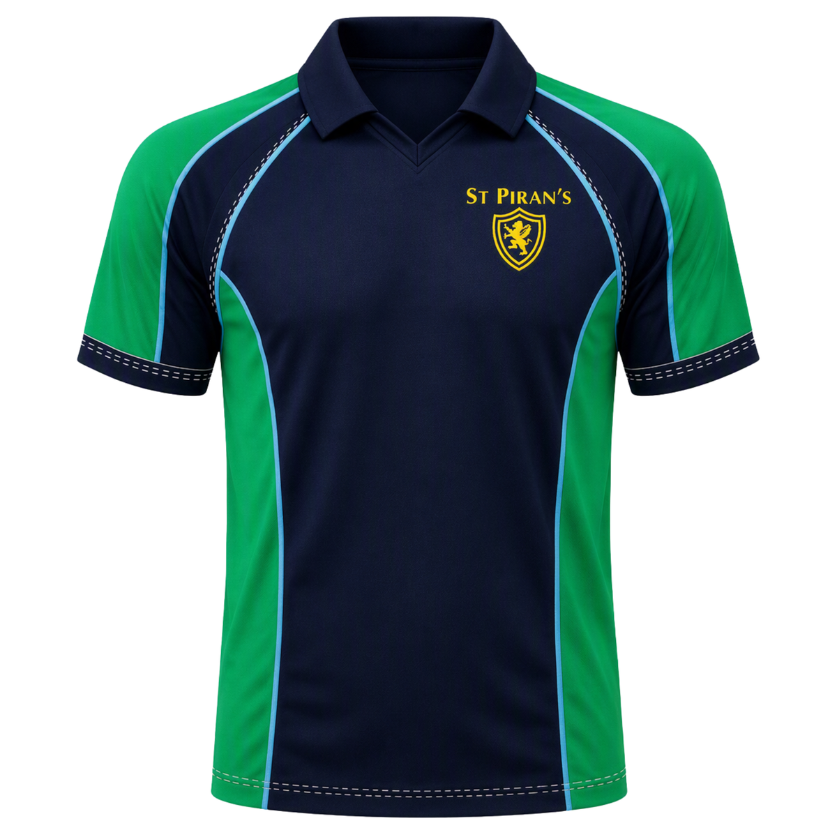 St Piran's Clan Polo: Emerald/East