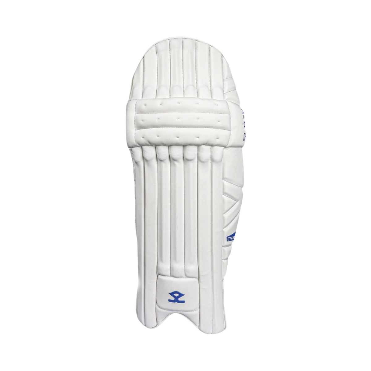 Shrey Chroma Cricket Legguard: Royal Blue/White