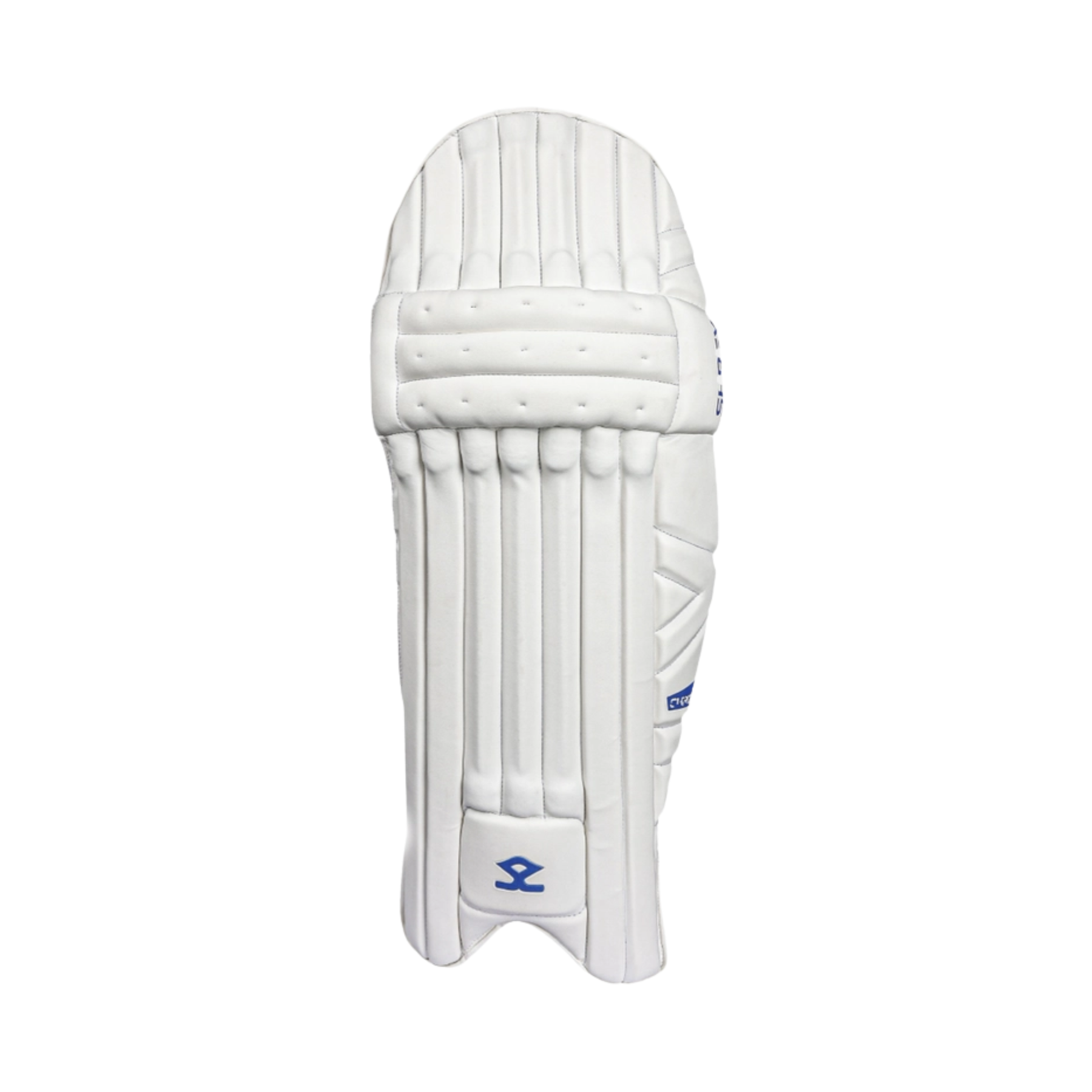 Shrey Chroma Cricket Legguard: Royal Blue/White