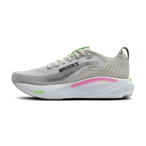 Brooks Adrenaline GTS 25 Womens Running Shoes: Oyster/Pink/Green