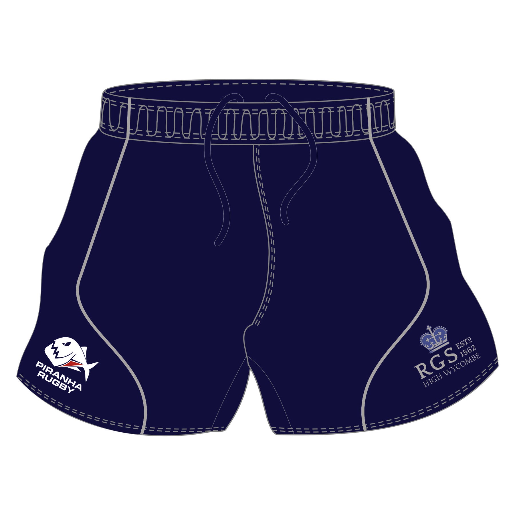 Royal Grammar School Rugby Shorts: Navy