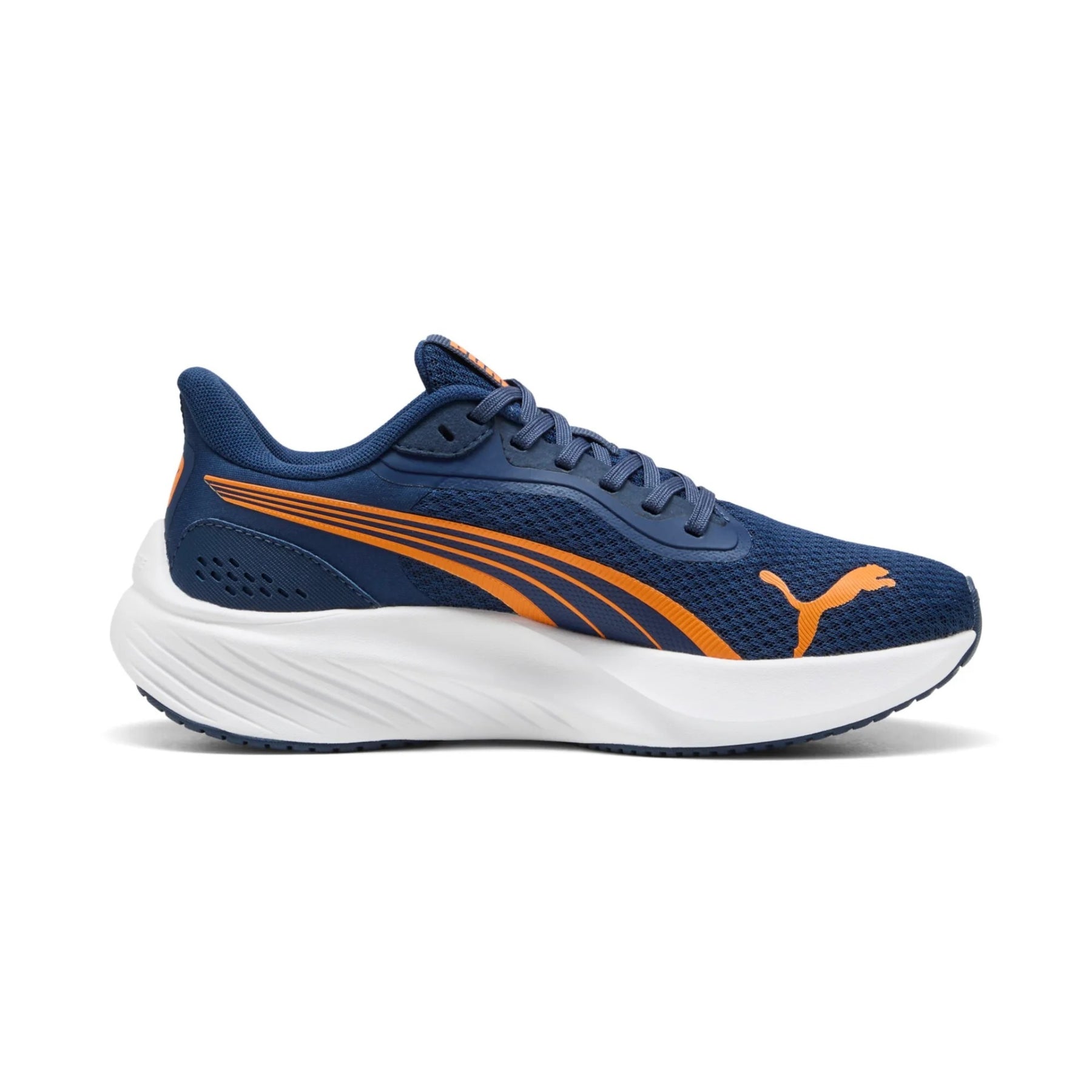 Puma Pounce Lite Junior Running Shoes: Persian Blue/Orange/Puma White