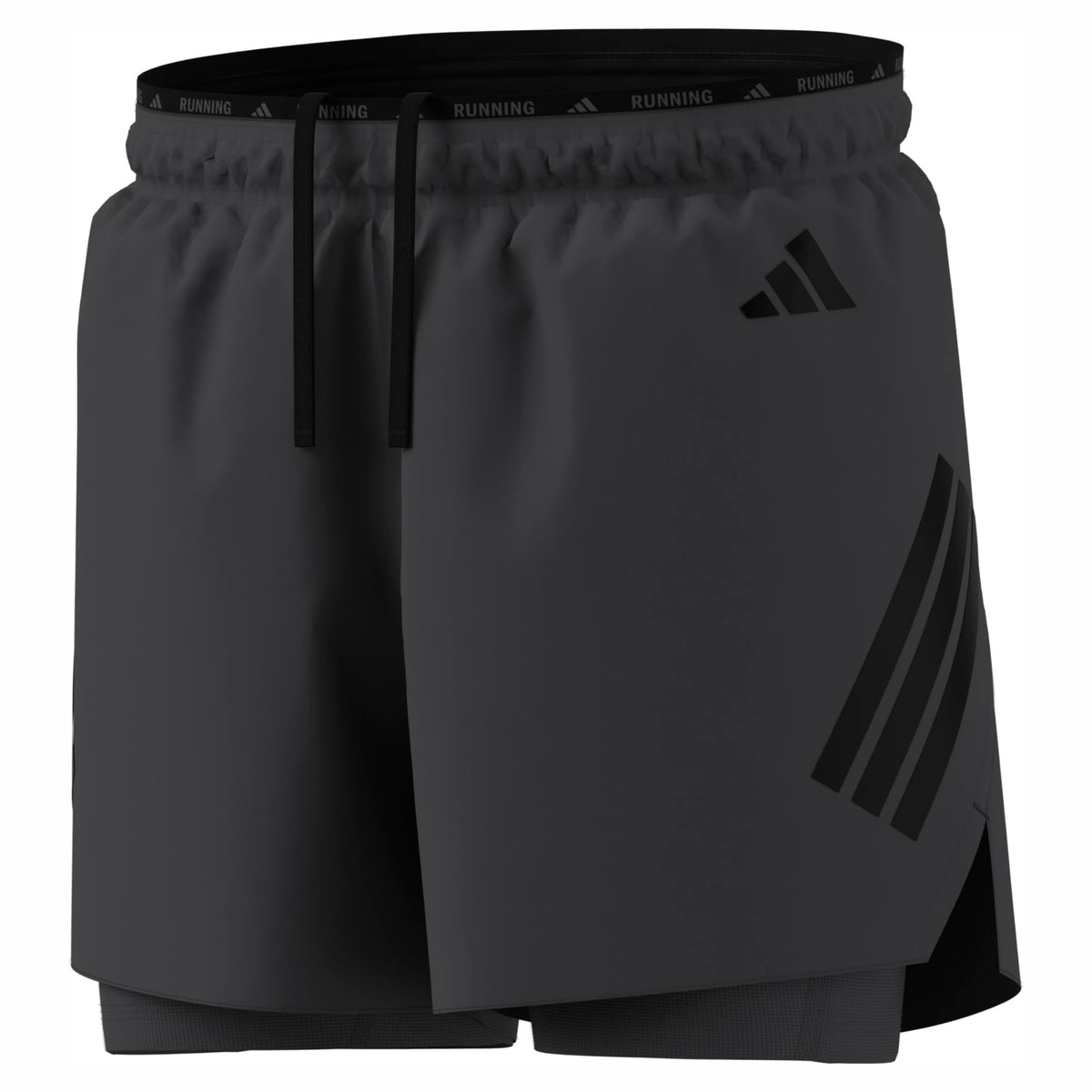 Adidas Adi365 Iconinc Running 2in1 Shorts: Grey