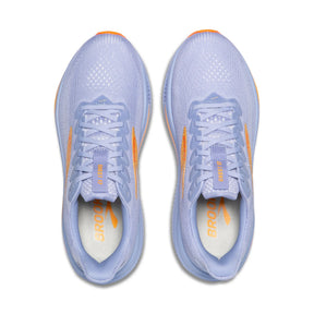 Brooks Ghost 17 Womens Running Shoes: Blue Heron/White/Orange
