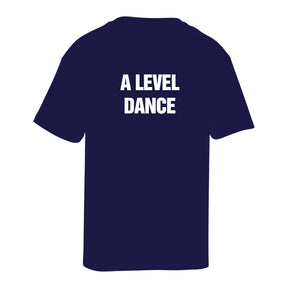 Sir William Borlase Grammar School A Level Dance T-Shirt: Navy