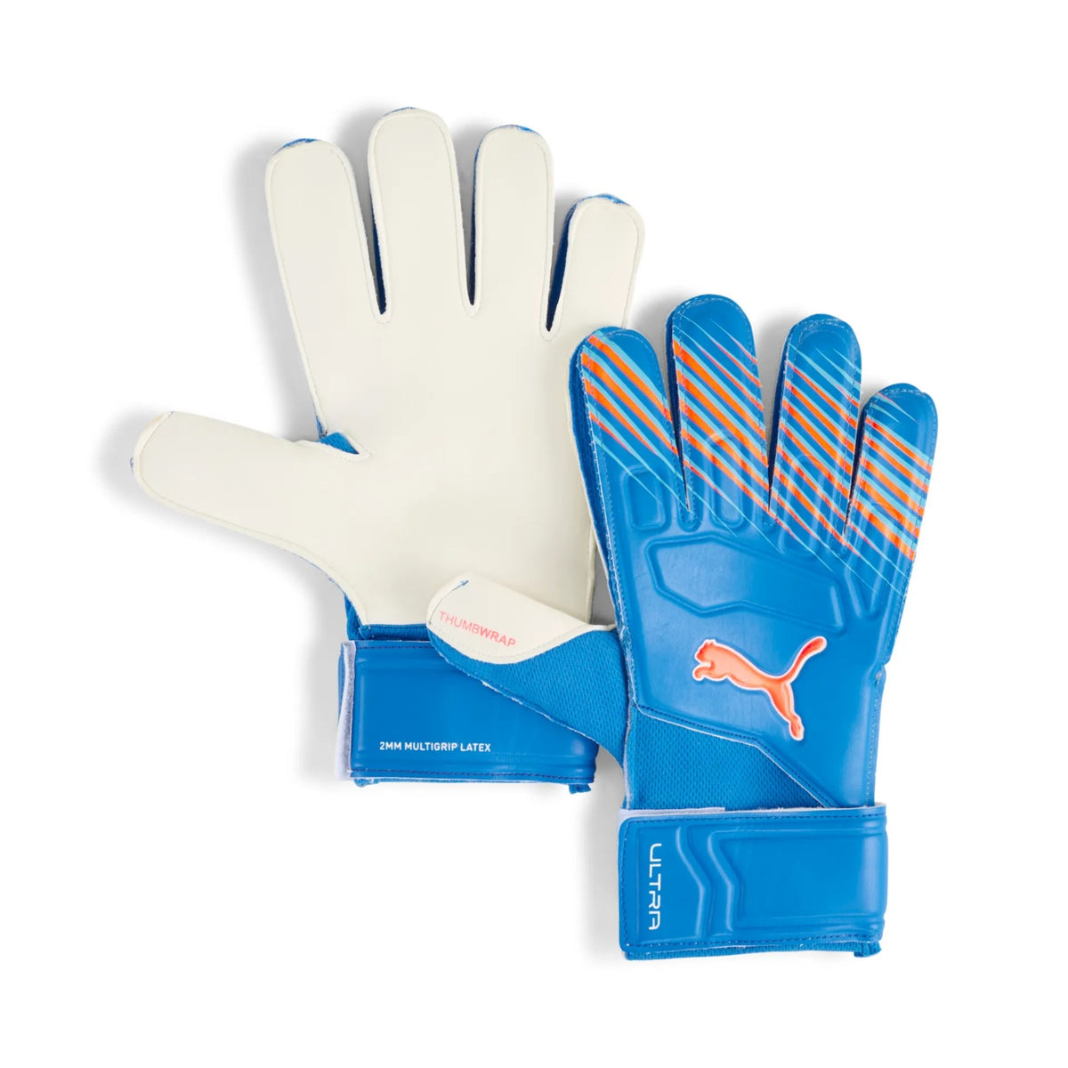 Puma ULTRA Play RC Goalkeeper Gloves: Ultra Blue/Glowing Red