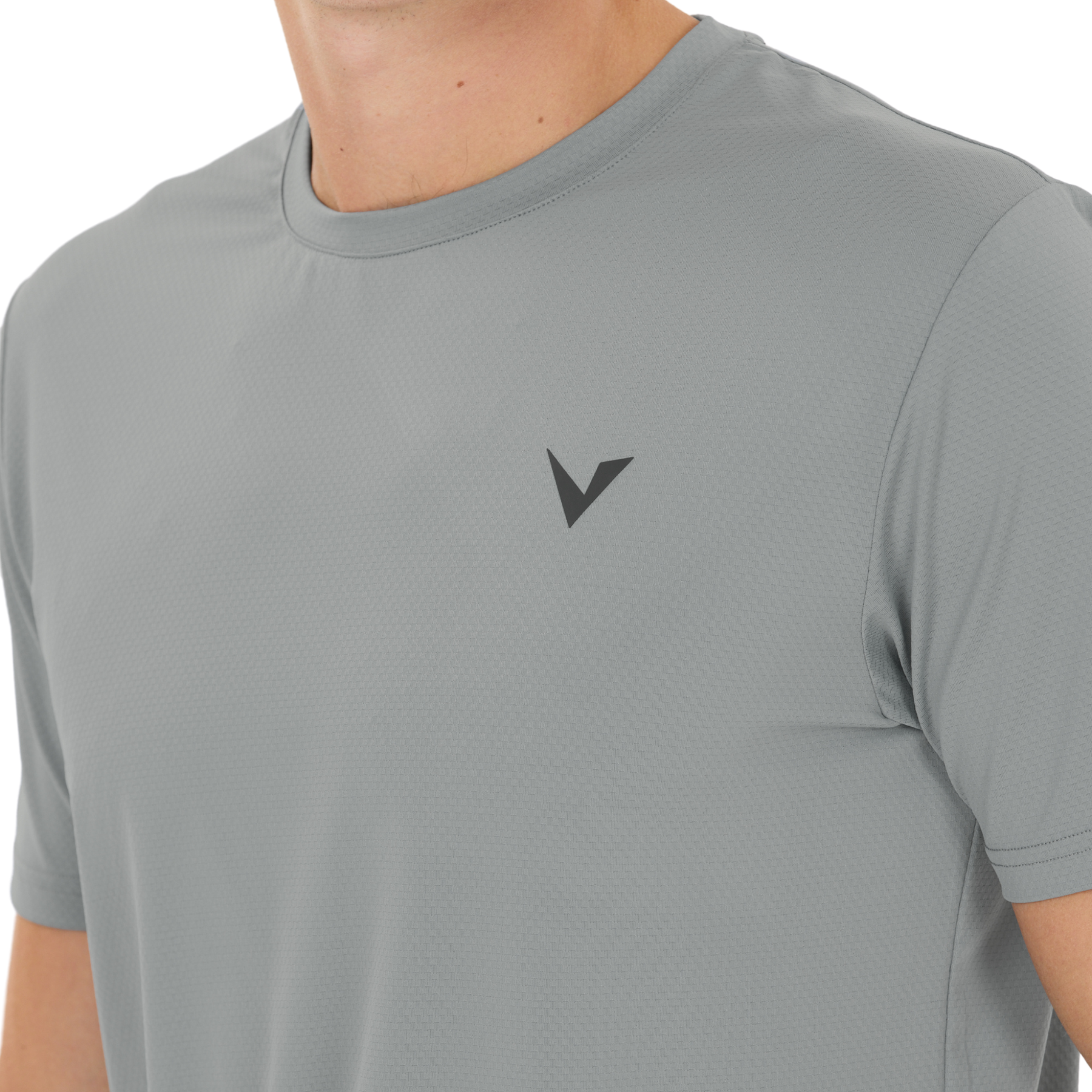 Virtus Roger V3 Men's Hyperstretch Short Sleeve Tee: Lagune Grey