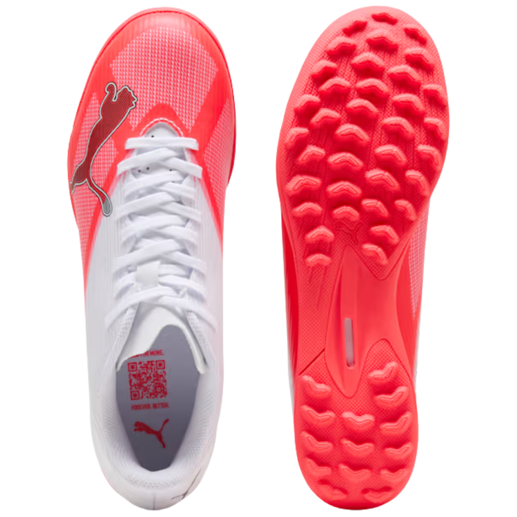 Puma Ultra 7 Play Astro Football Boots: Red/White