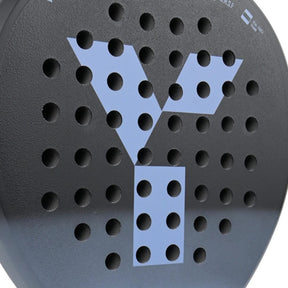 Y1 Axel Padel Racket: Black/Blue