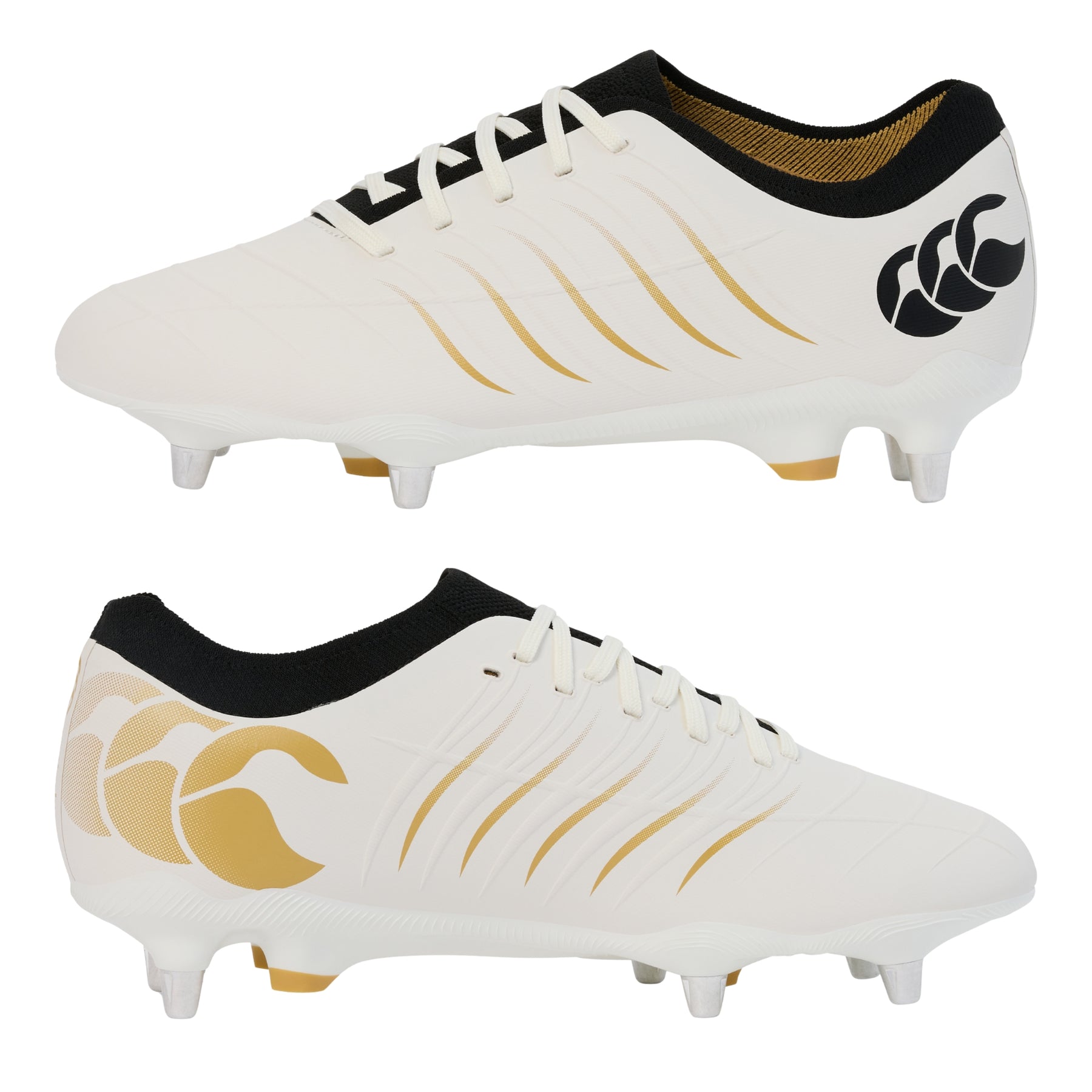 Canterbury Phoenix 2.0 Pro Soft Ground Rugby Boots: White