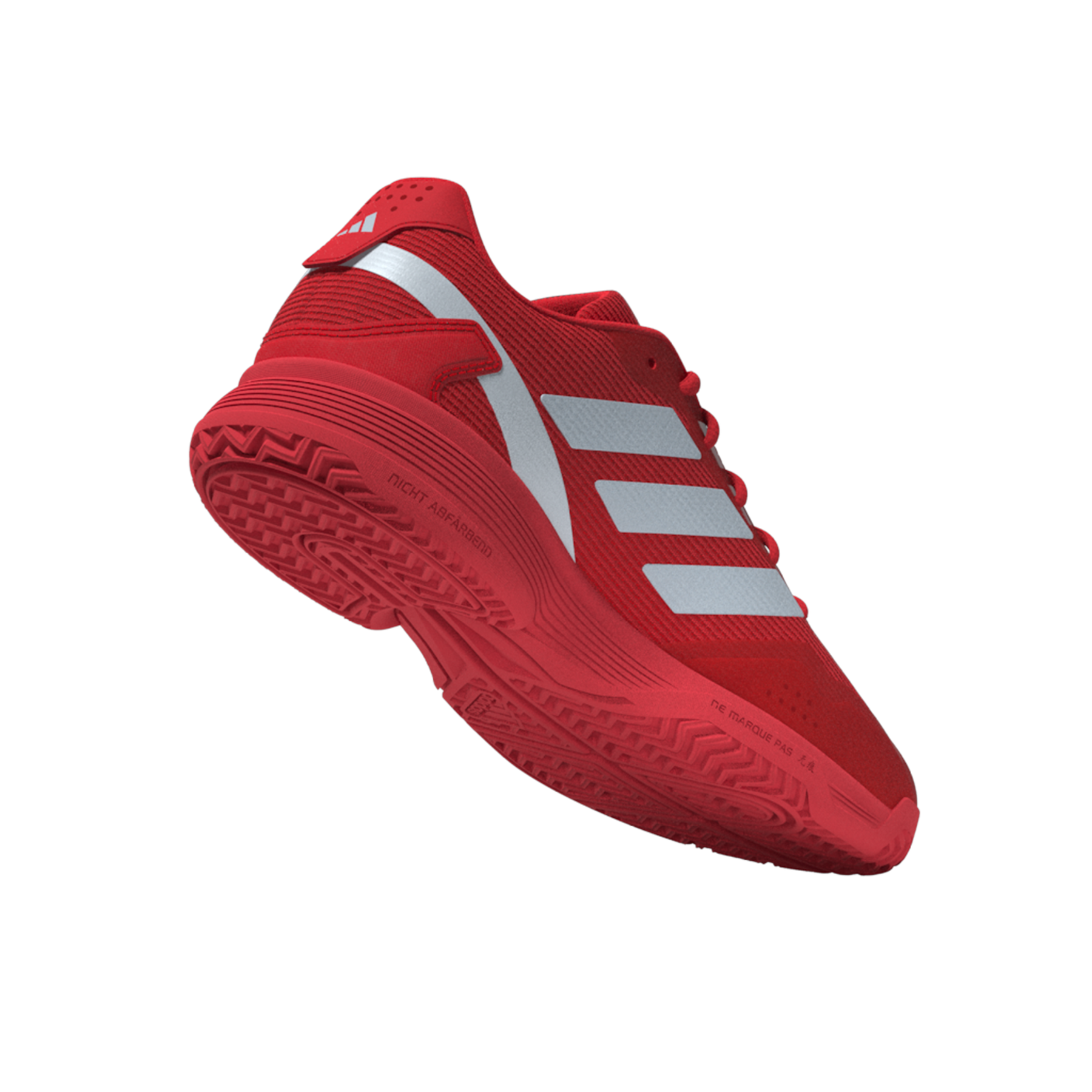 Adidas Ubersonic Kids Tennis Shoes: Red