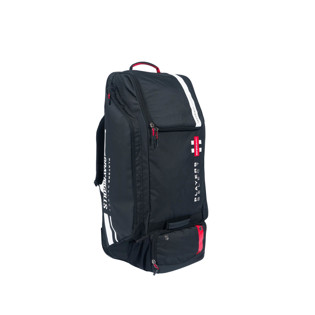 Gray Nicolls Players Select Wheelie Cricket Duffle Bag: Black