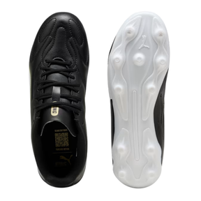 Puma King 20 Play FG Football Boots: Black/White