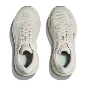 Hoka Bondi 9 Women's Running Shoes: Truffle Salt/Sea Glass