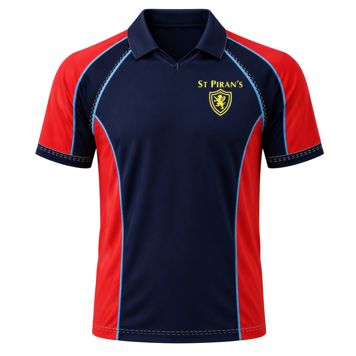 St Piran's Clan Polo: Scarlet/South