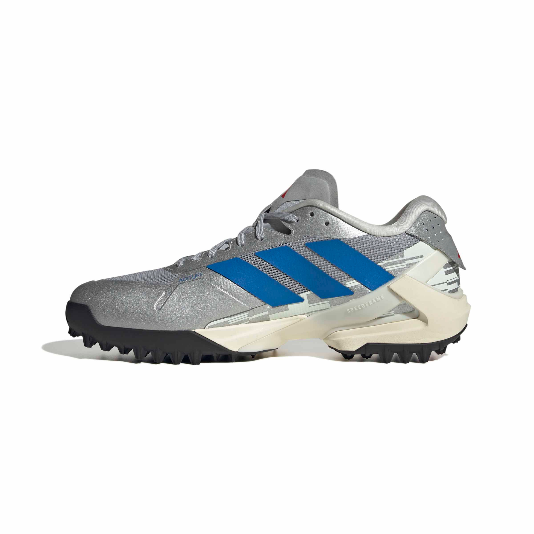 Adidas Adizero Lux 3 Hockey Shoes: Silver