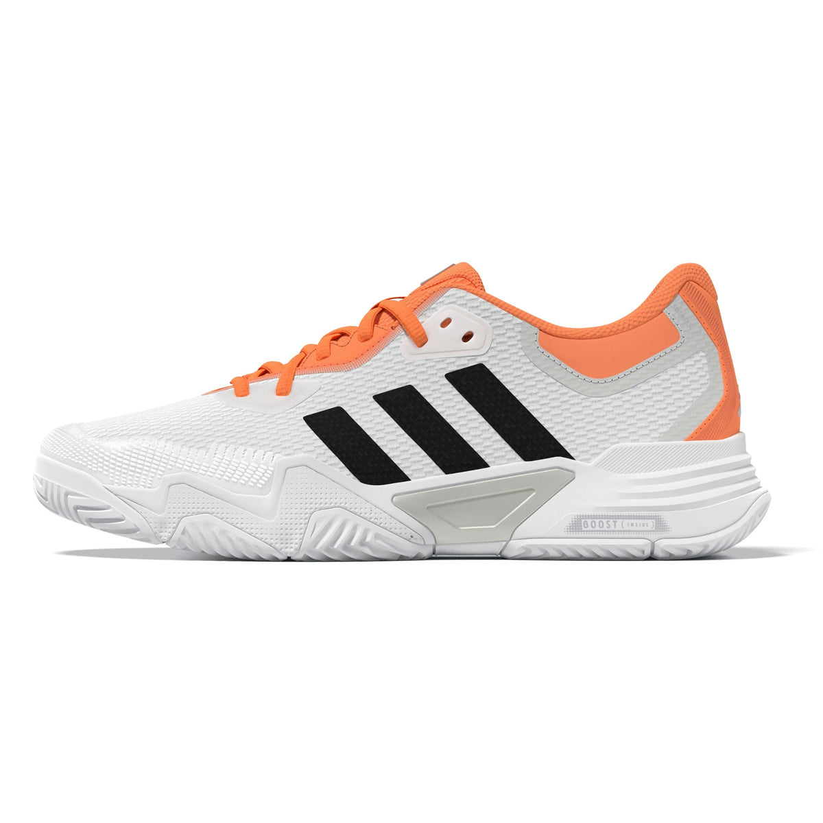 Adidas Solematch Control 2 Mens Tennis Shoes: White/Orange