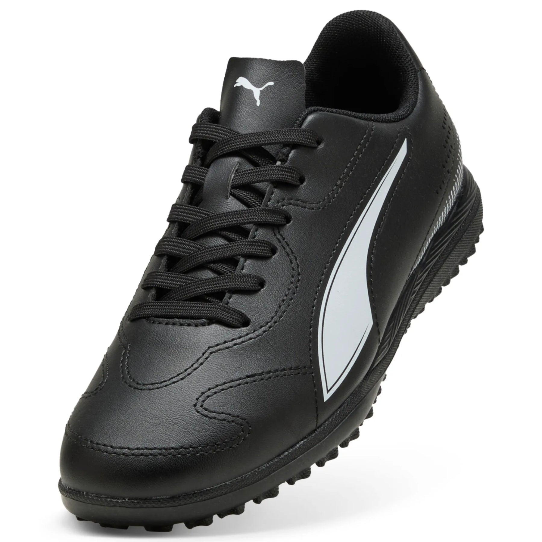 Puma Vitoria II TT Junior Football Boots: Black/White