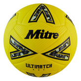 Mitre Ultimatch One 24 Football: Yellow/Black/Grey - 5