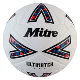 Mitre Ultimatch One 24 Football: White/Black/Red