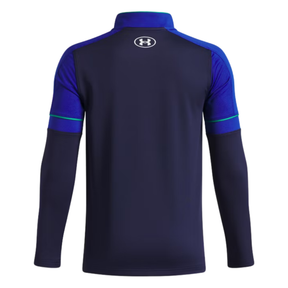 Under Armour Challenger Training Junior Quarter Zip: Midnight Navy/Royal/White