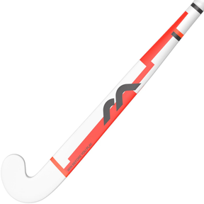 Mercian Genesis FG100 Low Junior Hockey Stick: White/Red
