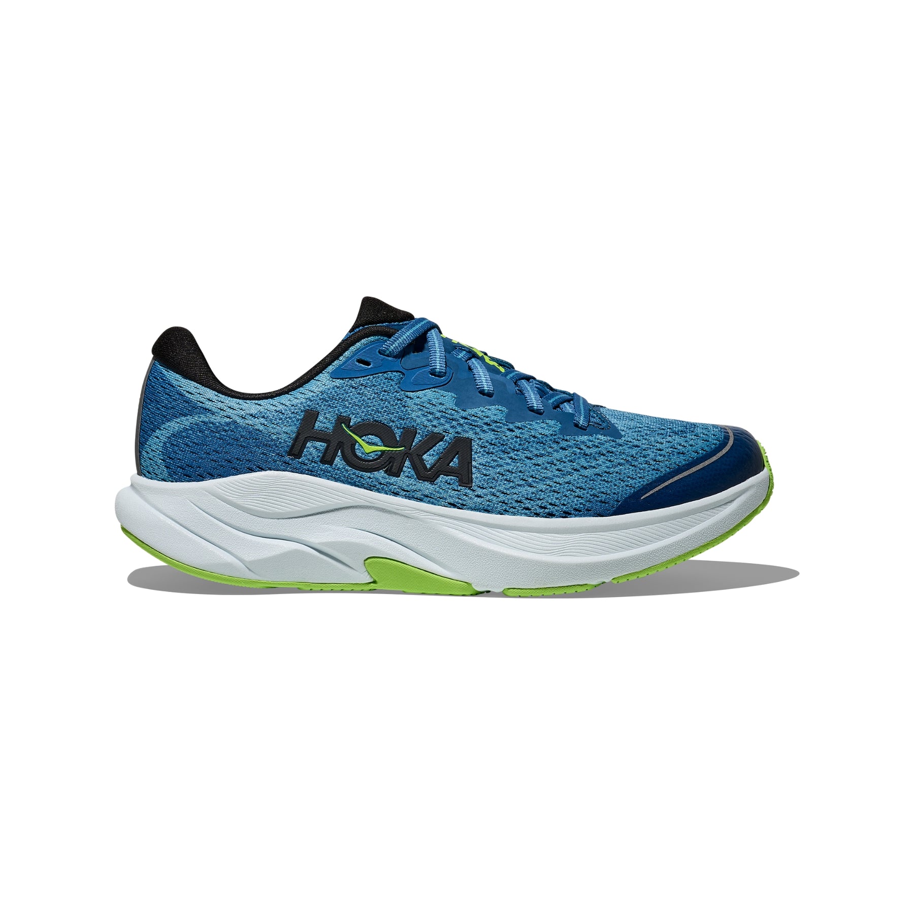 Hoka Rincon 4 Junior Running Shoes: Foggy Night/Alpine Blue