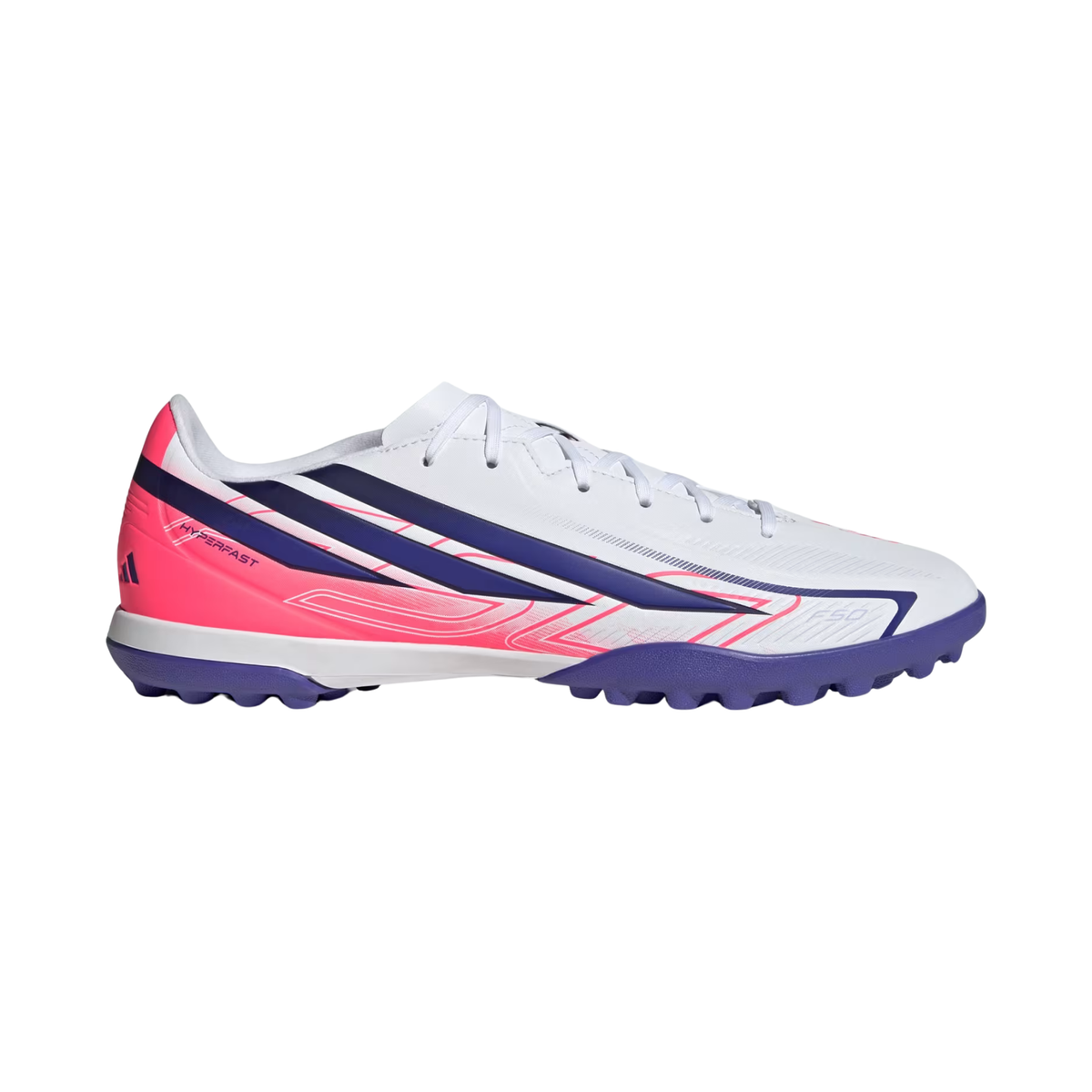 Adidas F50 Club TF Football Boots: White