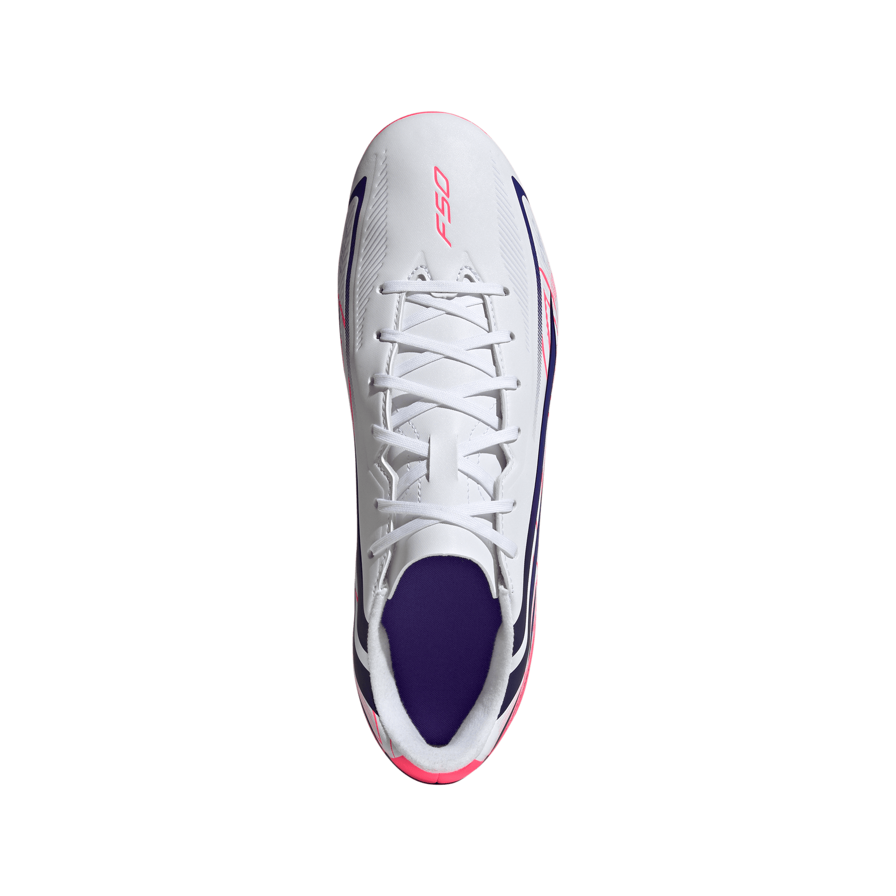 Adidas F50 Hyperfast Club FT FG/MG Football Boots: White
