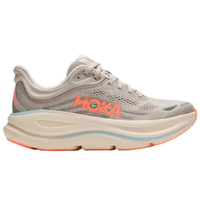 Hoka Bondi 9 Women's Running Shoes: River Rock Grey/Mineral Ore