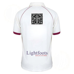 Cookham Dean CC Matrix V2 Short Sleeve Shirt: Ivory
