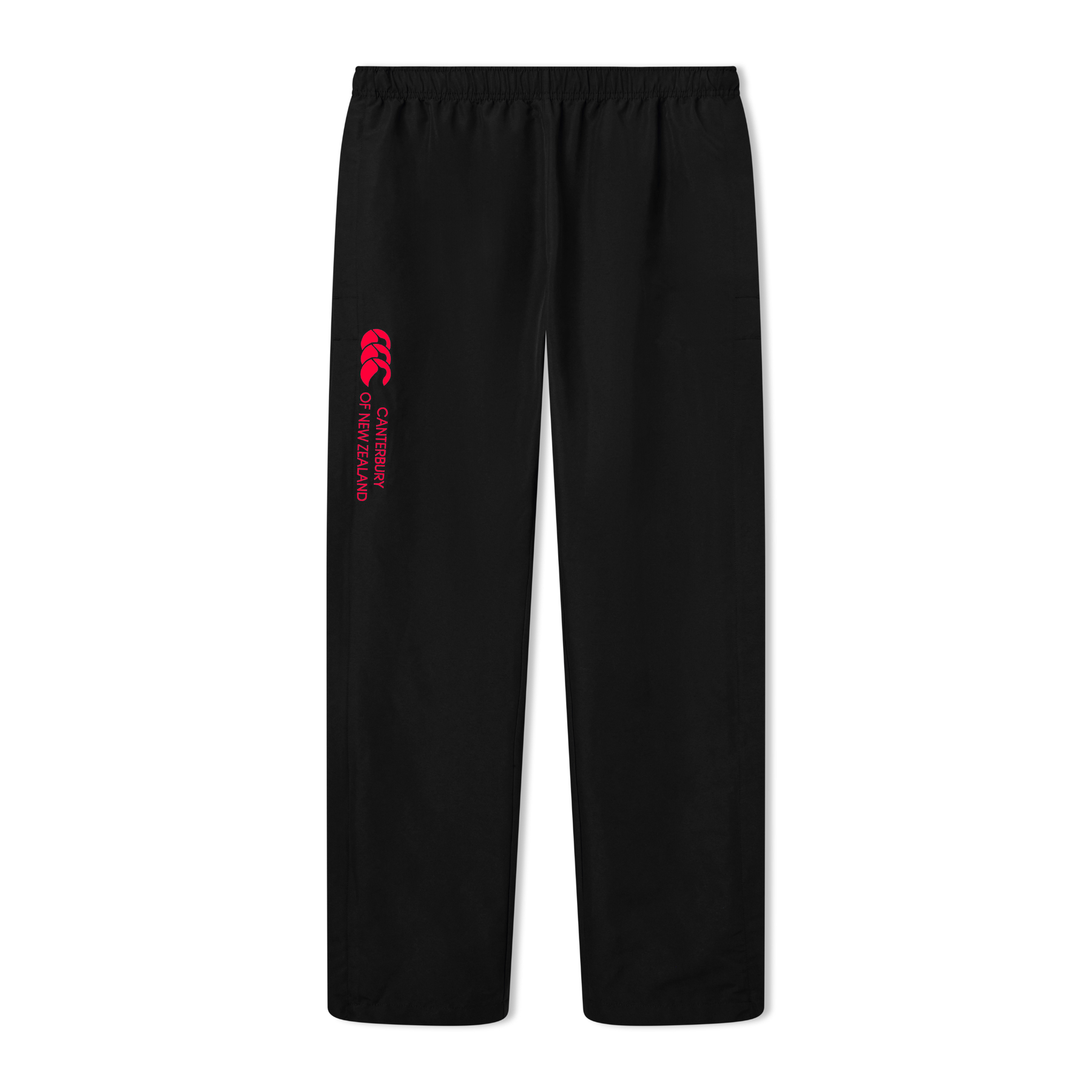 Canterbury Junior Open Hem Stadium Pant: Black/Red