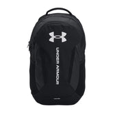 Under Armour Hustle 6.0 Backpack: Black/White