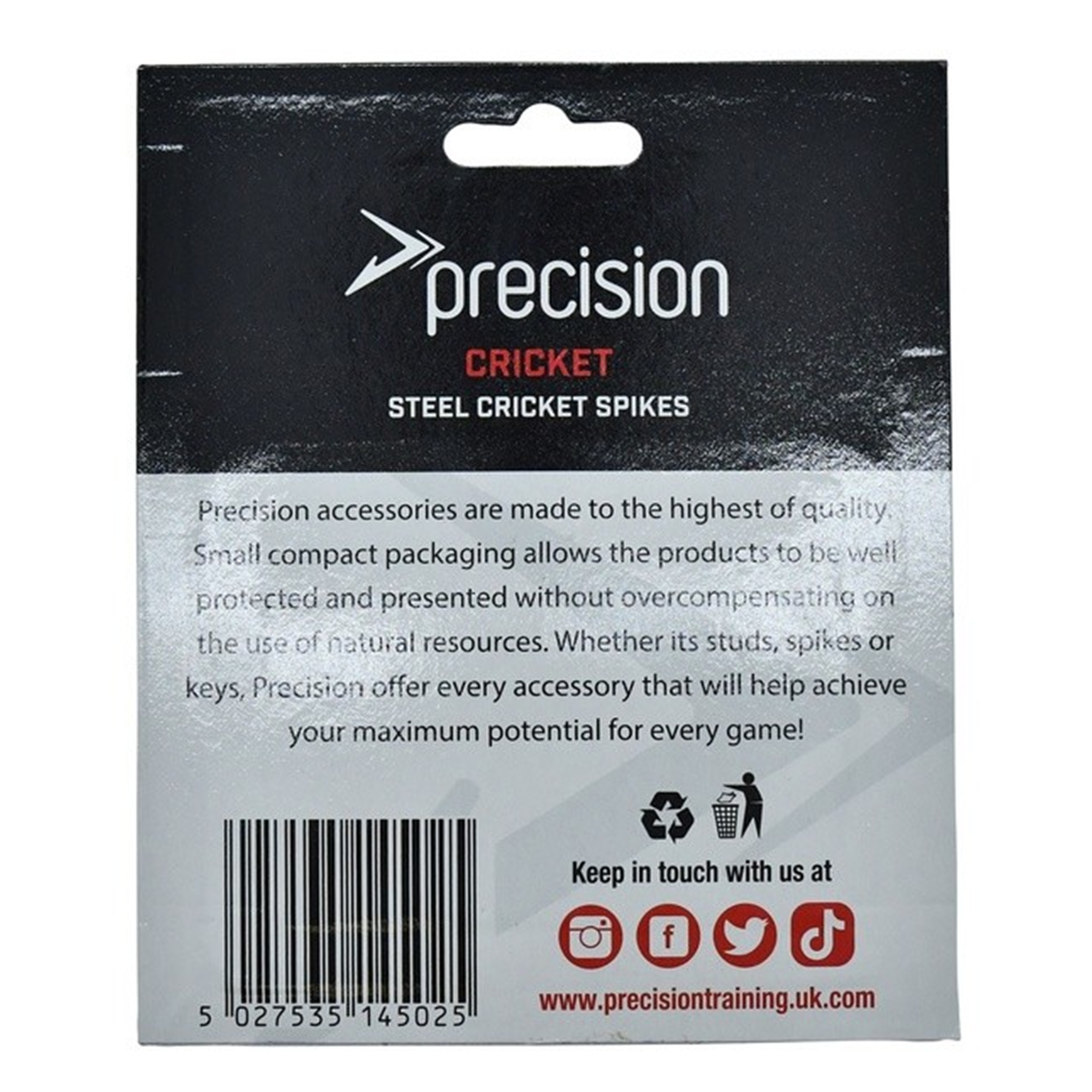 Set of Steel Cricket Spikes