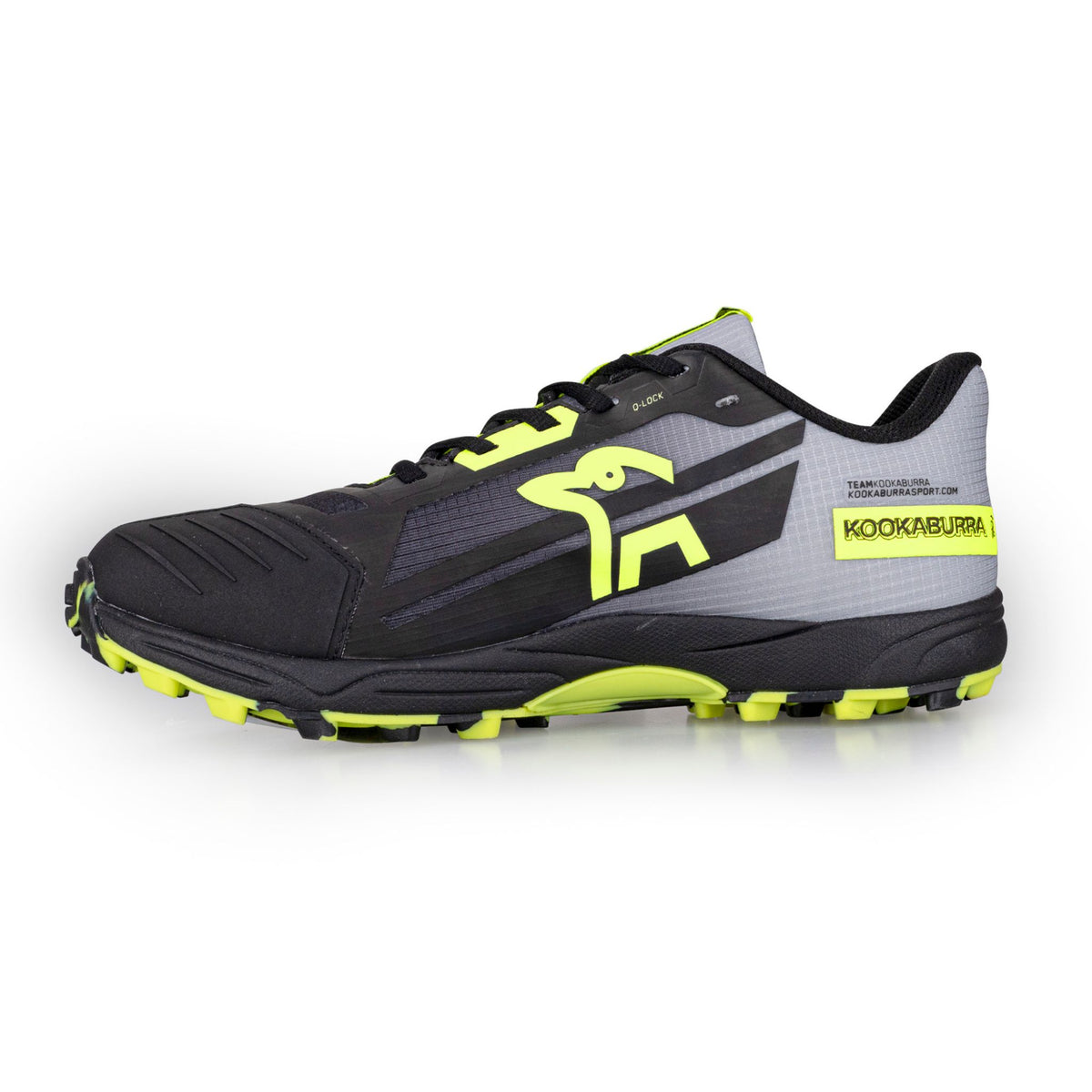 Kookaburra Rogue Hockey Shoes 25/2026: Black/Yellow