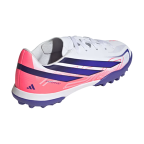 Adidas F50 Hyperfast Club TF Junior  Football Boots: White