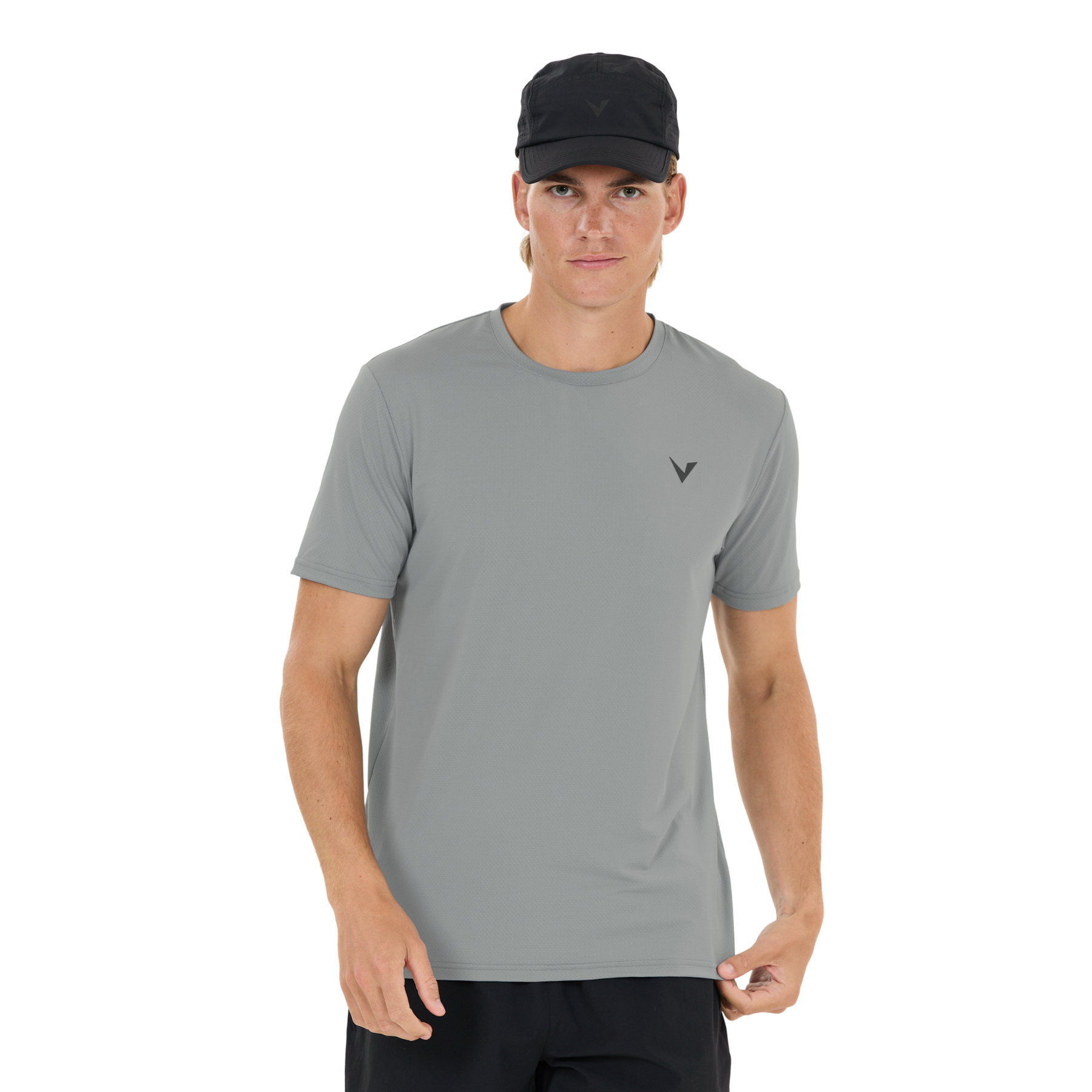 Virtus Roger V3 Men's Hyperstretch Short Sleeve Tee: Lagune Grey