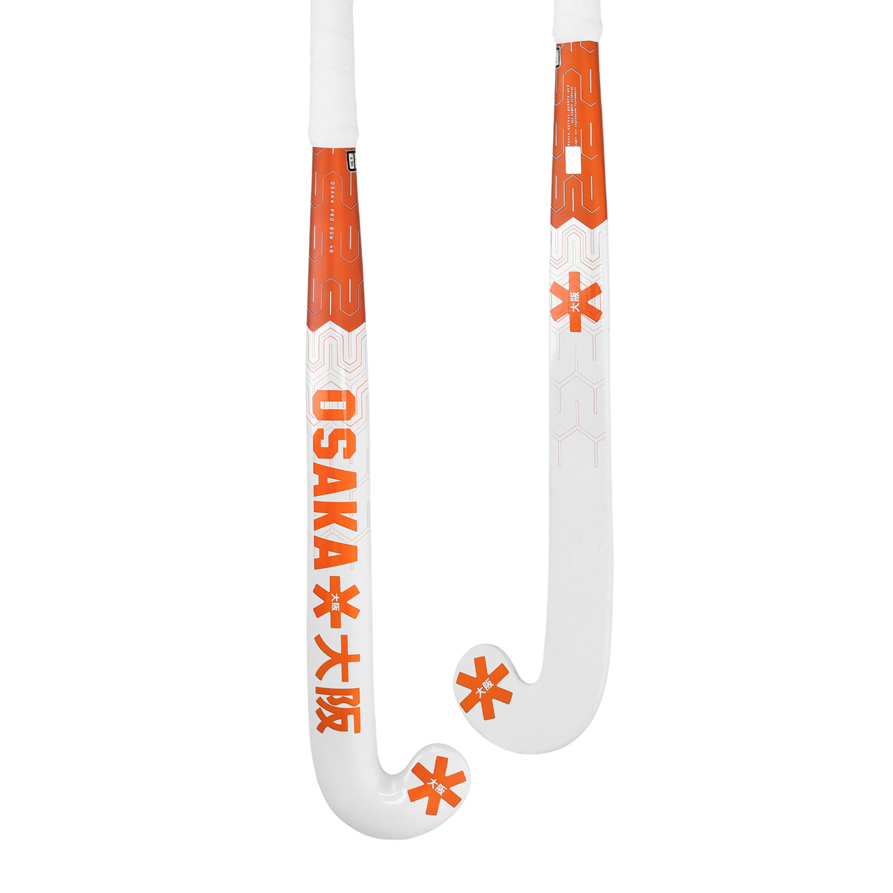 Osaka Pro Bow 40 Hockey Stick 2026: Orange Tiger