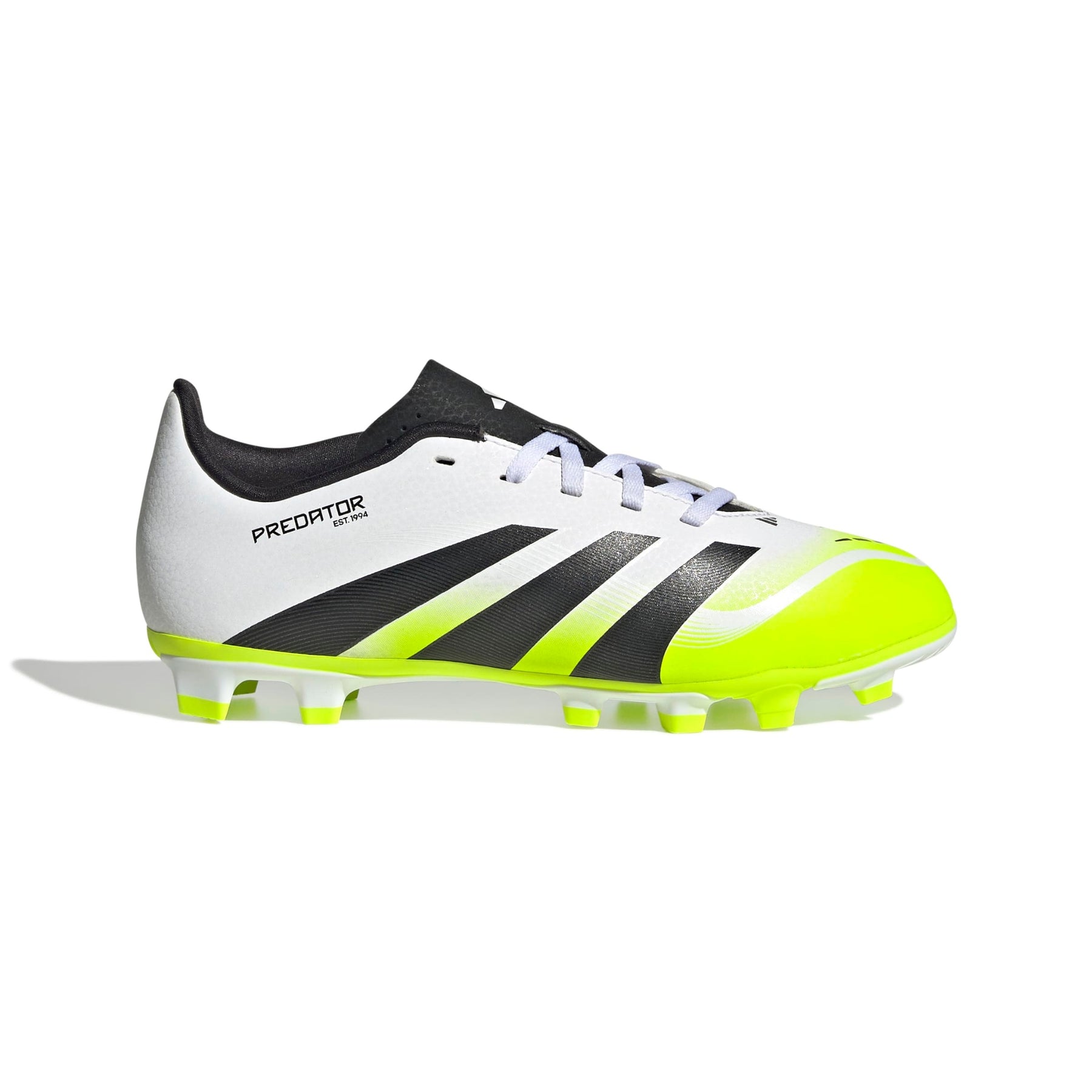 Adidas Predator Club FG/MG Junior Football Boots: White