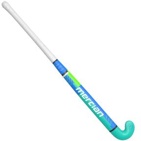 Mercian Genesis CF5 Pro Hockey Stick: Royal/Aqua