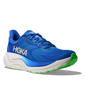 Hoka Arahi 8 Men's Running Shoes: Cobalt Blue/Neon Green