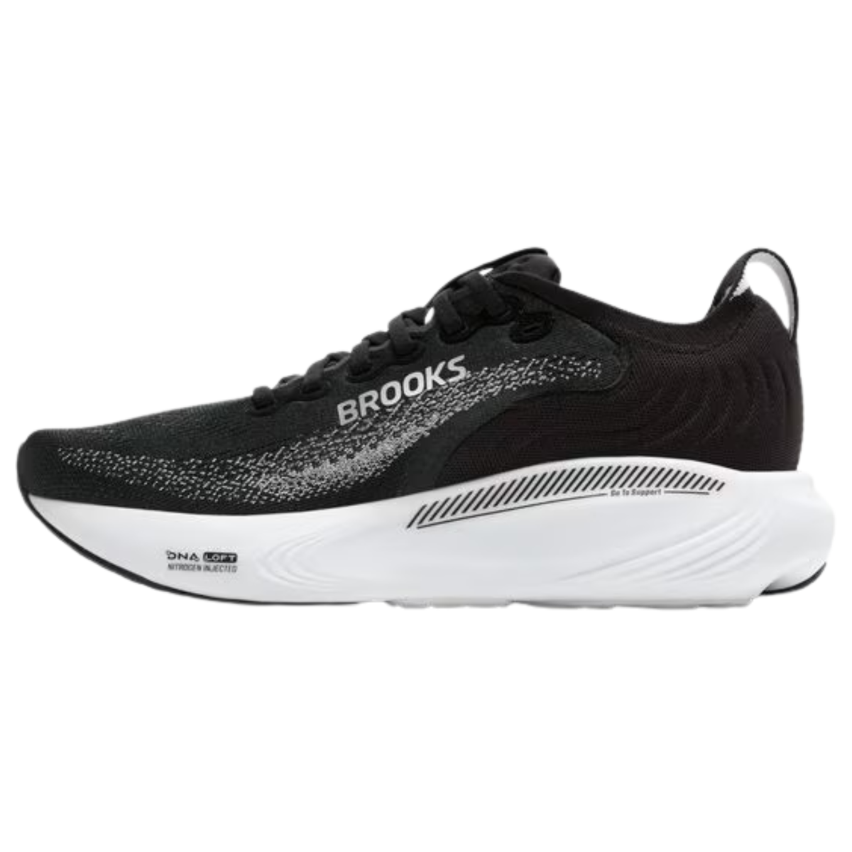 Brooks Adrenaline GTS 25 Men's Running Shoes: Black/Grey/White