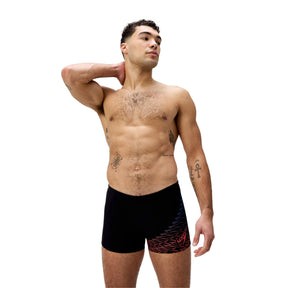 Speedo Mens Medley Logo Aquashort: Orange