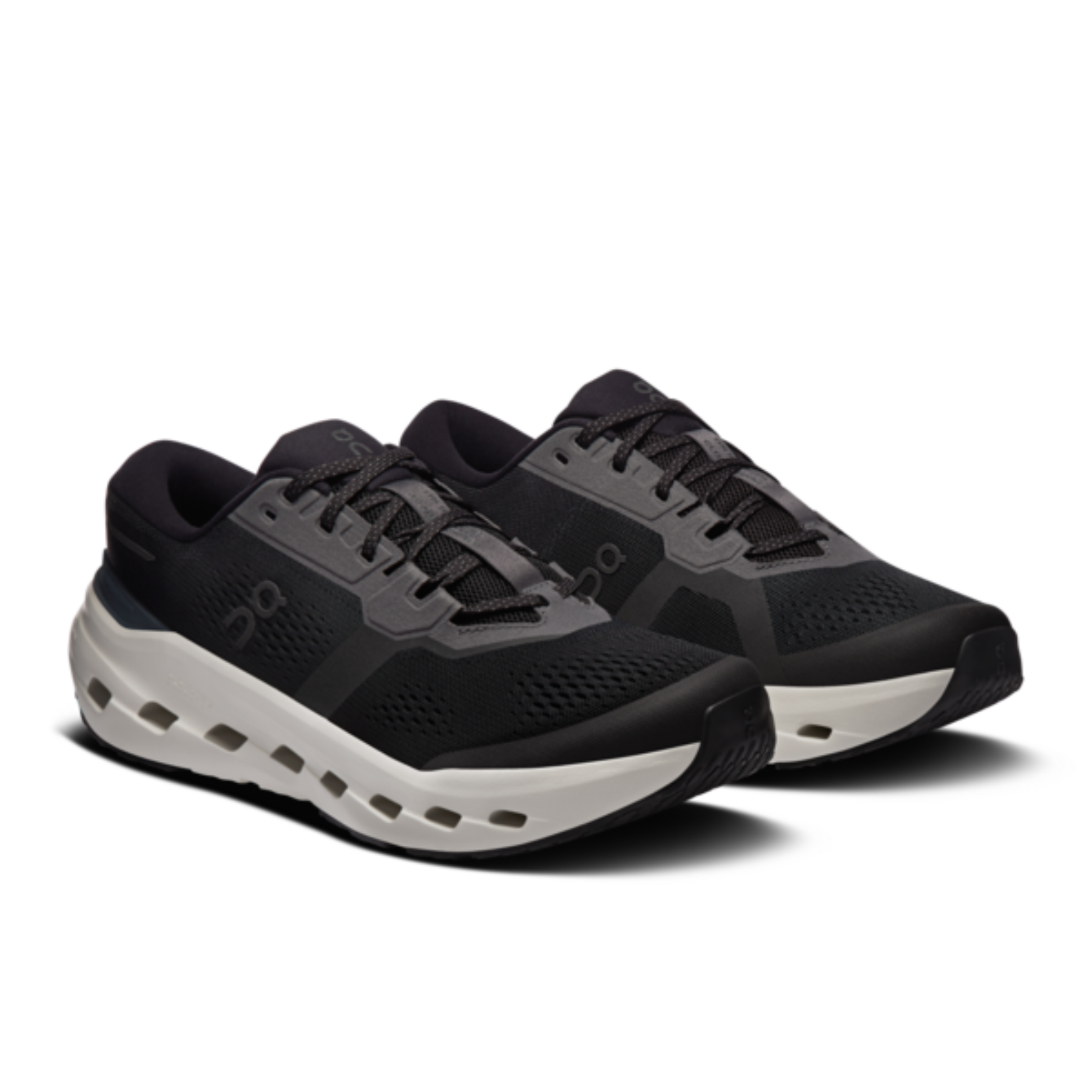 On Cloudrunner 3 Mens Running Shoes: Black/Ivory
