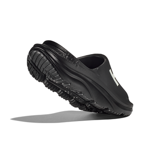 Hoka Ora Athletic Slides: Black/White