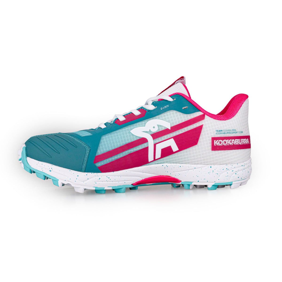 Kookaburra Surge Womens Hockey Shoes 25/2026: Mint/Pink